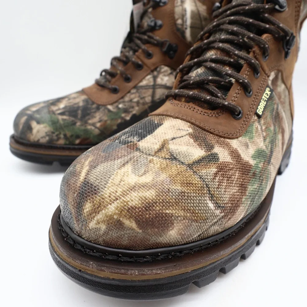 Rocky 9128 CornStalker Hunting Boots Mens 10M Camo Leather Gore-Tex New